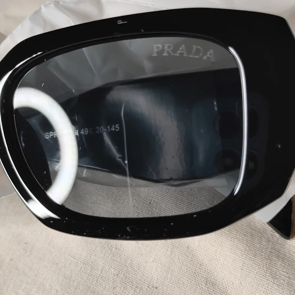 Prada Black Oversized Rectangular Sunglasses - Picture 3 of 10